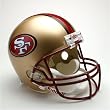 San Francisco 49ers Full Size "Deluxe" Replica NFL Helmet