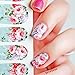 Born Pretty Nail Art Stickers Water Decals Transfer Stickers Chic Bloomy Floral Stickers C6-001 12Pcs