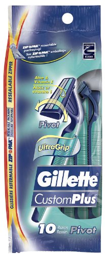 Gillette Custom Plus Razors 10 ct.