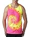 tie dye H3500 Tie Dye Adult Swirl Tie-dyed Tank