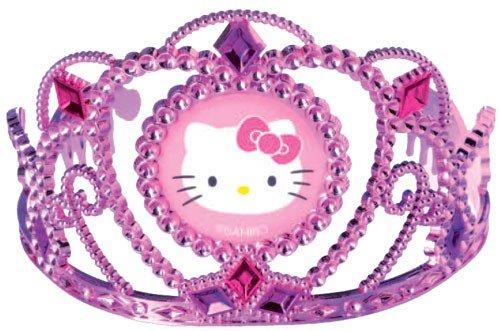 Hello Kitty Party Supplies Purple Electroplated Tiara - 1 Each