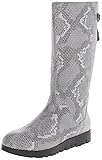 TSUBO Women's Eilis Snake Rain Boot,Charcoal,6.5 M US