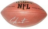 Cam Newton Autographed NFL Football W/PROOF, Picture of Cam Signing For Us, Auburn Tigers, Heisman Trophy Winner, Carolina Panthers, National Champions