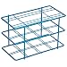 Bel-Art Scienceware 187940000 Blue Epoxy-Coated Steel Poxygrid 50mL Centrifuge Tube Rack, 5-7/8" Length x 3-3/16" Width x 3-1/2" Height, 8 Places