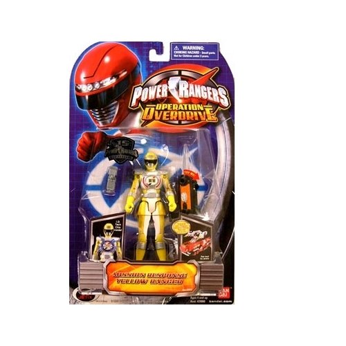 Power Rangers Operation Overdrive 5-Inch Power Ranger Action Figures Mission Response Yellow Power Ranger