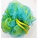 HOMMP Bath Sponges Large Size, Assorted Colors(Pack of 6), A