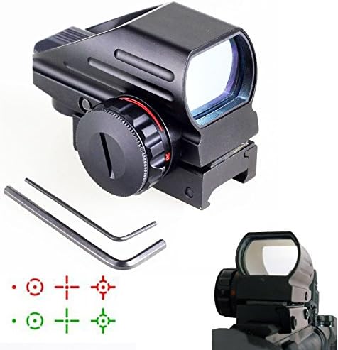 Amoker Holographic Red and Green Dot Sight Tactical Reflex 3 Different Reticles (0855)
