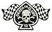 Lucky 13 Death or Glory Embroidered Patch Iron-On Hot Rod