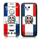 Dominican Republic Flag Design Protective Skin Decal Sticker for T-mobile HTC Google G1 Cell Phone