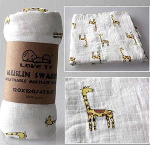 1Pcs Muslin Cloth Cotton Baby Swaddles Newborn Baby Blankets Double Layer Gauze Bath Towel Hold Wraps huahana bebe haawina