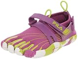 Fila Skele-Toes EZ Slide Slip-On (Toddler/Little Kid/Big kid),Hollyhock/Lime Punch,11 M US Little Kid