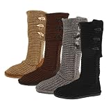Bearpaw Womens Knit Tall Boot
