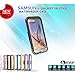 Galaxy S6 Waterproof Case, iThroughTM Waterproof Case, Dust Proof, Snow Proof, Shock Proof Case with Silicone Membrane Screen Protector, Protective Carrying Cover Case for Galaxy S6, Galaxy S6 Edge (Black)