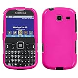 Solid Shocking Pink Hard Protector Case Cover For Samsung Freeform III R380 ....