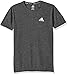 adidas Boys' Essentials Climalite Ss Tee-Dark Grey Heather