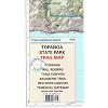 Topanga State Park Trail Map: Topanga, Will Rogers, Tuna Canyon, Backbone Trail, Red Rock Canyon, Temescal Gateway: Shaded-Relief Topo Map