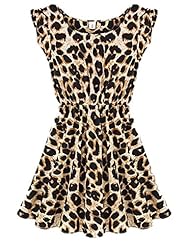 General Print Above the Knee Short Sleeves Chiffon/Linen Mini Dress 