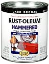 Rust-Oleum 239075 Hammered Metal Finish 1-Quart, Dark Bronze