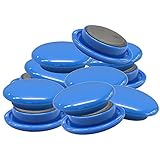 Mag(マグエックス) 掲示・メモ留め用 マグネットカラーボタン 徳用 Φ40mm 青 12個入 MFCB-40-12P-B