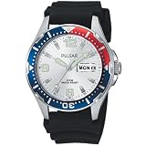 Pulsar Watches Pulsar Sport One Way Rotating Bezel Luminous Hands and Markers 100m Water Resistant...