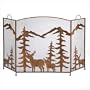 Rustic Fireplace Screen