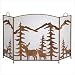 Rustic Fireplace Screen