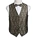 EGE2B.01 Multiple Colors Paisley Microfiber Vest Pre-tied Bow Tie Set By Epoint