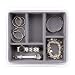 5 COMP. JEWELRY STAX-GREY