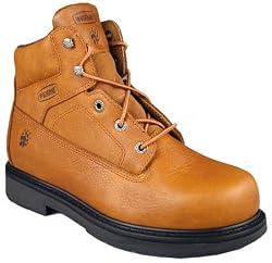 Wolverine Mens Longford 6 Inch Steel Toe EH Boot Brown Boots