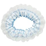 NCAA Citadel Bulldogs White Team Logo Garter With Lace