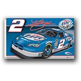 Kurt Busch #2 NASCAR 3' x 5' Premier 2-Sided Banner Flag