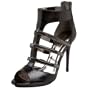 GUESS by Marciano Women's Carolina Gladiator,Black/Gunmetal,8.5 M US