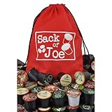 K-Cup Coffee Variety Pack for Keurig Brewers - Sack of Joe - 80 Count Sampler Pack with Travel Bag - No More Than 4 of Any Variety