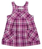 Please Mum Plaid Girls Jumper Dress - Purple Haze - Large
