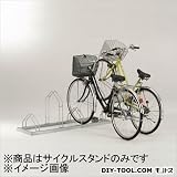 ダイケン 平置き自転車ラック前輪差込式サイクルスタンド ６台収容ピッチ４００ （CSM6）