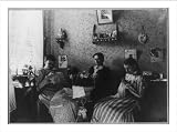 Historic Print (M): [Else Walter, Else Heuser and Helen Walter, 3 young women seated around sewing basket, s