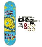 BLACK LABEL Skateboard Complete JASON ADAMS LUDATIC 7.7