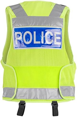Light Hawk Pro Hi Visibilty Reflective Tactical Patrol Vest (Large)