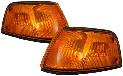 88-89 Honda Civic 4 Door Amber Corner Lights - 1 Pair (Both Driver and Passenger Sides) (1988 1989)