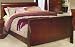 Cherry Finish Queen Size Sleigh Bed