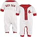 Boston Red Sox Baby Uniform Pinstripe Coveralls
