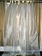 Window Treatment-2 Organza White Embroidereded Sari Curtains Drapes Sheers Panel 92" Tabs Free Shipping