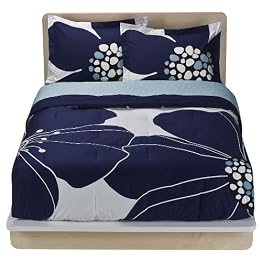 Blue Floral Comforter