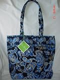 Vera Bradley Windsor Navy Tote Handbag Bag Gift New