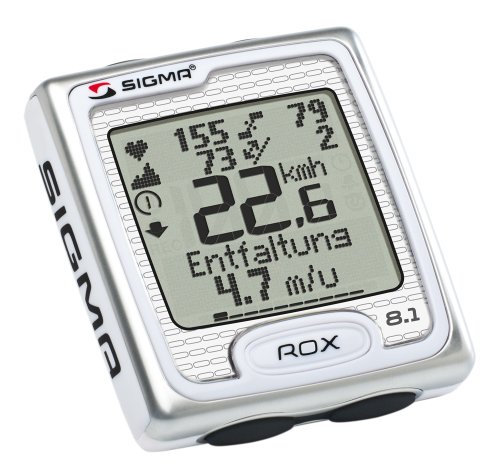 SIGMA Fahrradcomputer ROX 8.1, weiß, 08171