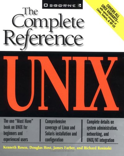 Unix: The Complete Reference