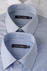 3 Pack 2" Longer Easycare Classic Collar Shirts