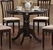 Round Dining Table in Cappuccino - Coaster