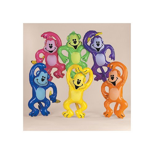 Inflate Neon Jungle Monkey (12 pc)