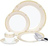 Lorren Home Trends Porcelain Dinnerware Set, 20-Piece